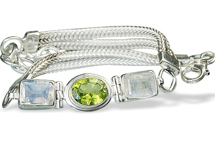 SKU 10923 - a Peridot bracelets Jewelry Design image