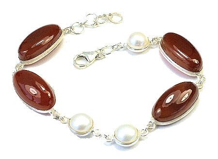 SKU 11007 - a Carnelian bracelets Jewelry Design image