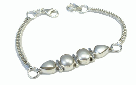 SKU 11031 - a Mother-of-pearl bracelets Jewelry Design image