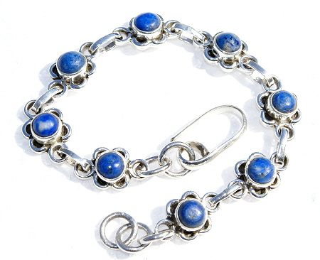 SKU 11088 - a Lapis Lazuli bracelets Jewelry Design image