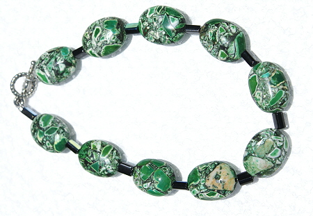 SKU 11139 - a Magnesite bracelets Jewelry Design image