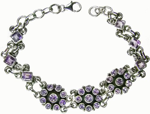 SKU 1117 - a Amethyst Bracelets Jewelry Design image
