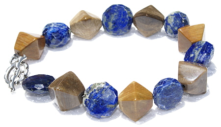 SKU 11171 - a Lapis Lazuli bracelets Jewelry Design image