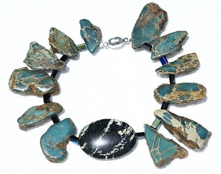 SKU 11175 - a Jasper bracelets Jewelry Design image
