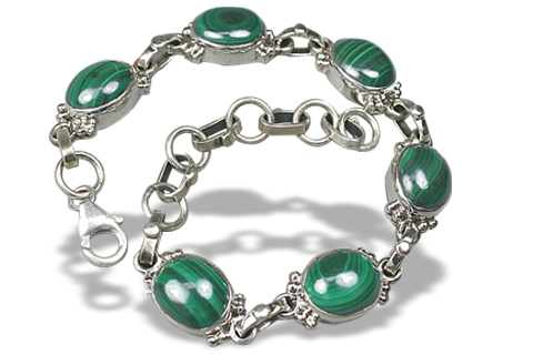 SKU 1123 - a Malachite Bracelets Jewelry Design image
