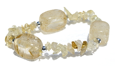SKU 11251 - a Rutilated Quartz bracelets Jewelry Design image