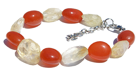 SKU 11487 - a Carnelian bracelets Jewelry Design image