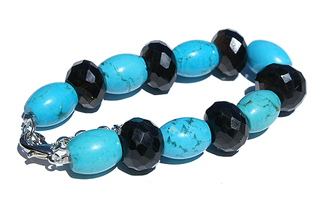 SKU 11490 - a Smoky Quartz bracelets Jewelry Design image
