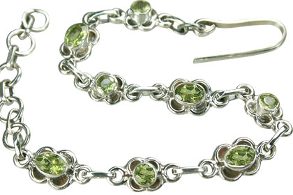 SKU 11628 - a Peridot bracelets Jewelry Design image