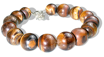 SKU 12189 - a Tiger eye bracelets Jewelry Design image