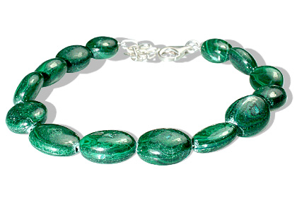 SKU 12193 - a Malachite bracelets Jewelry Design image