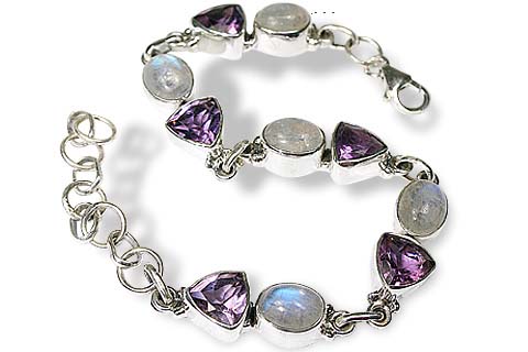 SKU 1221 - a Moonstone Bracelets Jewelry Design image