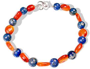 SKU 12377 - a Carnelian bracelets Jewelry Design image