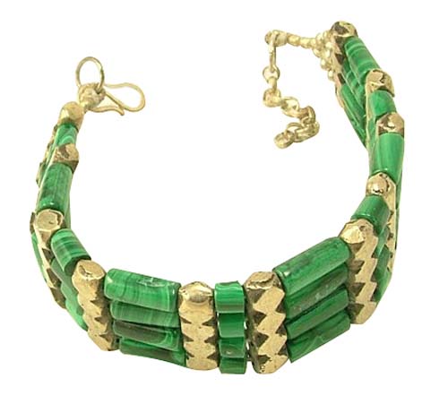 SKU 1244 - a Malachite Bracelets Jewelry Design image