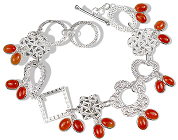 SKU 12926 - a Carnelian bracelets Jewelry Design image