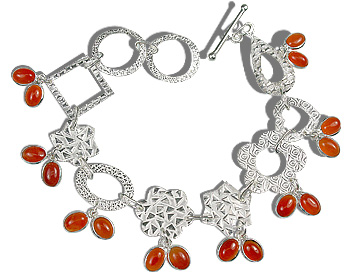 SKU 12929 - a Carnelian bracelets Jewelry Design image