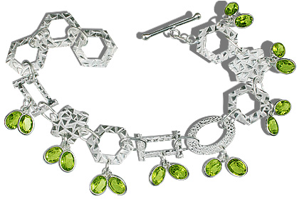 SKU 12931 - a Peridot bracelets Jewelry Design image