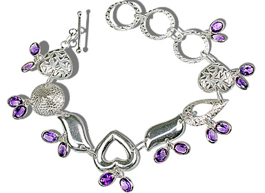 SKU 12936 - a Amethyst bracelets Jewelry Design image