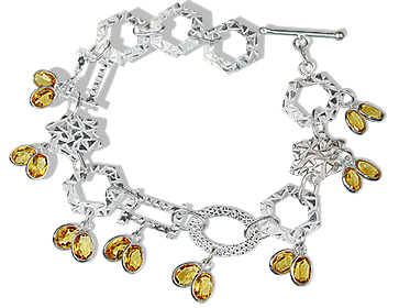 SKU 12943 - a Citrine bracelets Jewelry Design image