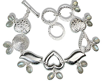 SKU 12946 - a Labradorite bracelets Jewelry Design image