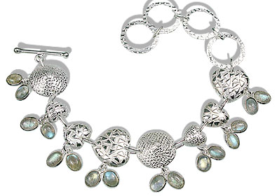 SKU 12947 - a Labradorite bracelets Jewelry Design image