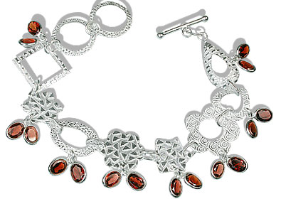 SKU 12961 - a Garnet bracelets Jewelry Design image