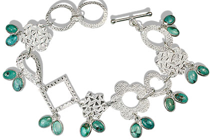 SKU 12976 - a Turquoise bracelets Jewelry Design image