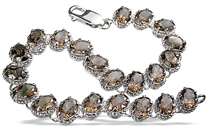 SKU 12977 - a Smoky Quartz bracelets Jewelry Design image