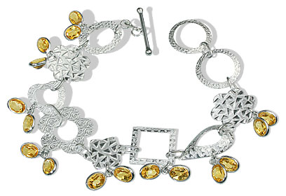 SKU 13032 - a Citrine bracelets Jewelry Design image