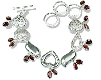 SKU 13037 - a Garnet bracelets Jewelry Design image