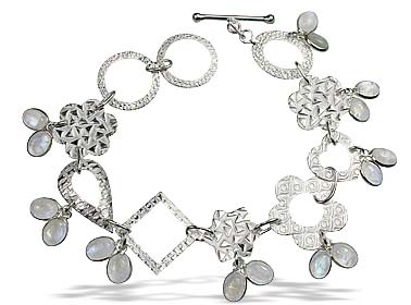 SKU 13045 - a Moonstone bracelets Jewelry Design image