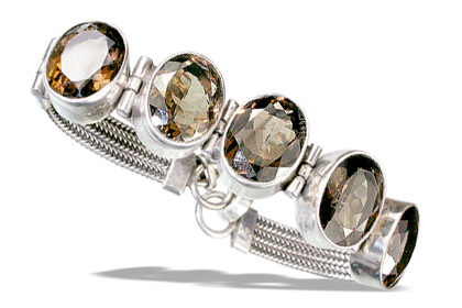 SKU 13551 - a Smoky Quartz Bracelets Jewelry Design image