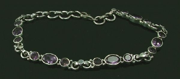 SKU 1416 - a Amethyst Bracelets Jewelry Design image
