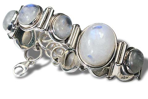SKU 1445 - a Moonstone Bracelets Jewelry Design image