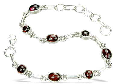 SKU 14483 - a Garnet bracelets Jewelry Design image