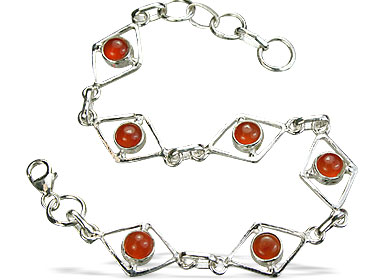 SKU 14492 - a Carnelian bracelets Jewelry Design image