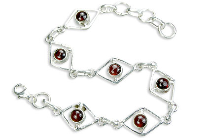 SKU 14494 - a Garnet bracelets Jewelry Design image