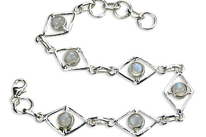 SKU 14497 - a Moonstone bracelets Jewelry Design image