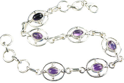 SKU 14534 - a Amethyst bracelets Jewelry Design image