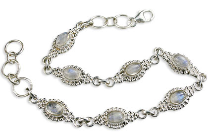 SKU 14582 - a Moonstone bracelets Jewelry Design image