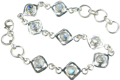SKU 14594 - a Moonstone bracelets Jewelry Design image