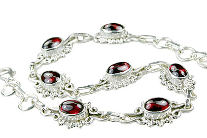 SKU 14607 - a Garnet bracelets Jewelry Design image