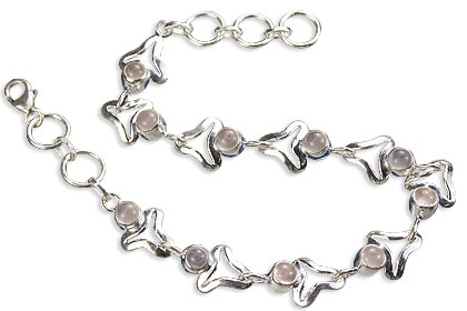SKU 14622 - a Rose quartz bracelets Jewelry Design image