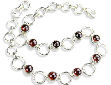 SKU 14630 - a Garnet bracelets Jewelry Design image