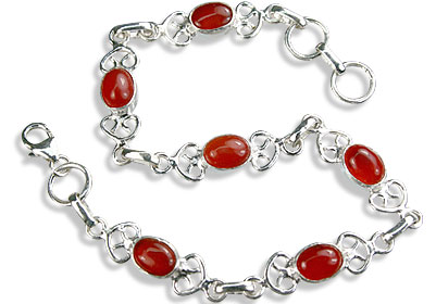 SKU 14638 - a Carnelian bracelets Jewelry Design image