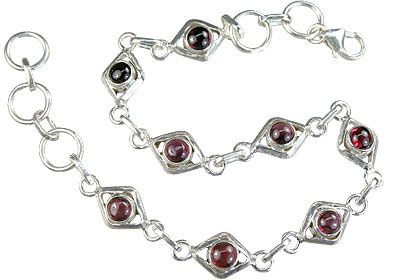 SKU 14652 - a Garnet bracelets Jewelry Design image