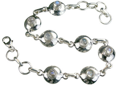 SKU 14659 - a Moonstone bracelets Jewelry Design image