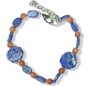 SKU 14920 - a Lapis lazuli bracelets Jewelry Design image