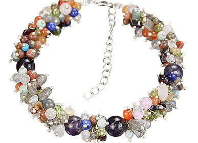 SKU 14949 - a Multi-stone bracelets Jewelry Design image