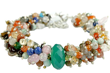 SKU 14962 - a Multi-stone bracelets Jewelry Design image